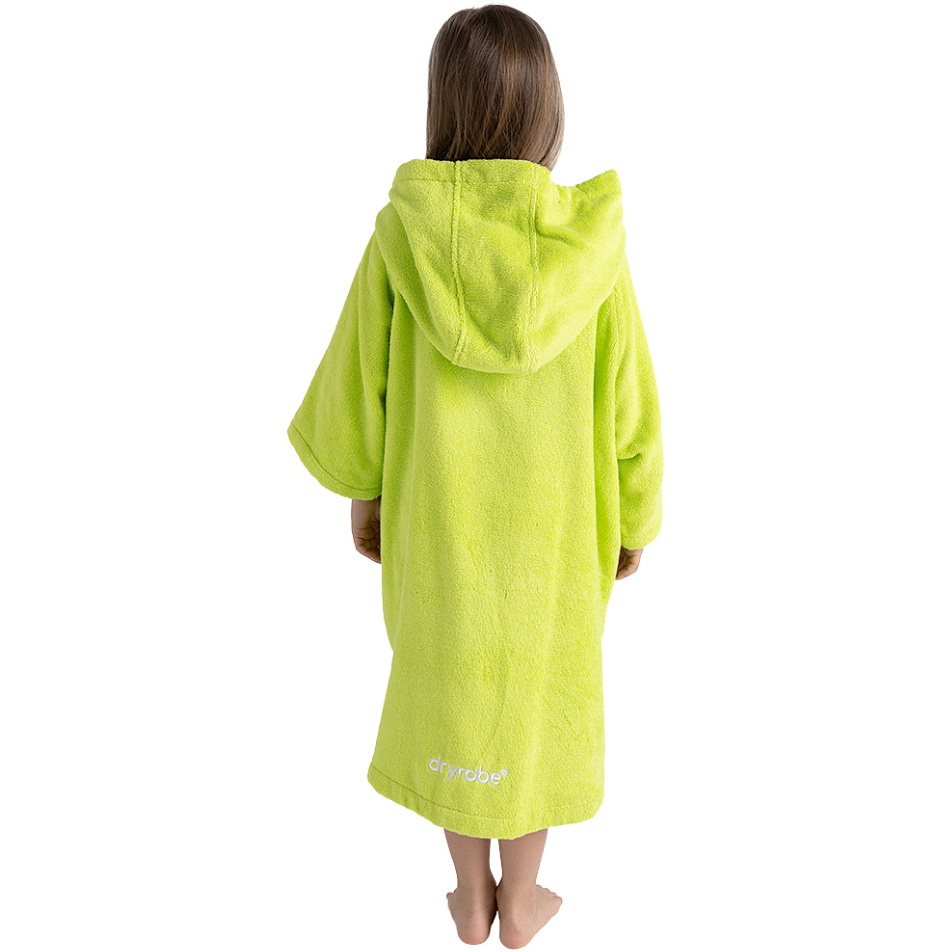 2026 Dryrobe Enfants Peignoir De Change En Tissu éponge Biologique ORGANICJTCRLG - Lime Green